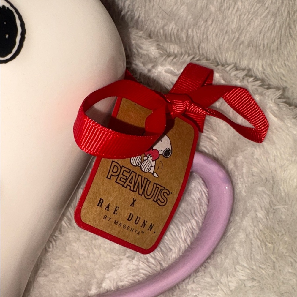 Rae Dunn Peanuts Snoopy Valentine’s Mug “You’re Just My Type” Purple NWT - Picture 5 of 6
